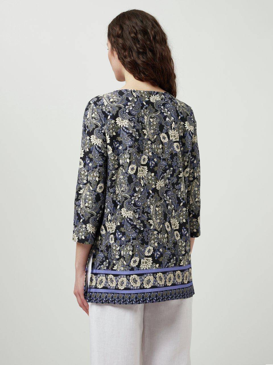 Green Cotton Long-Shirt Trine