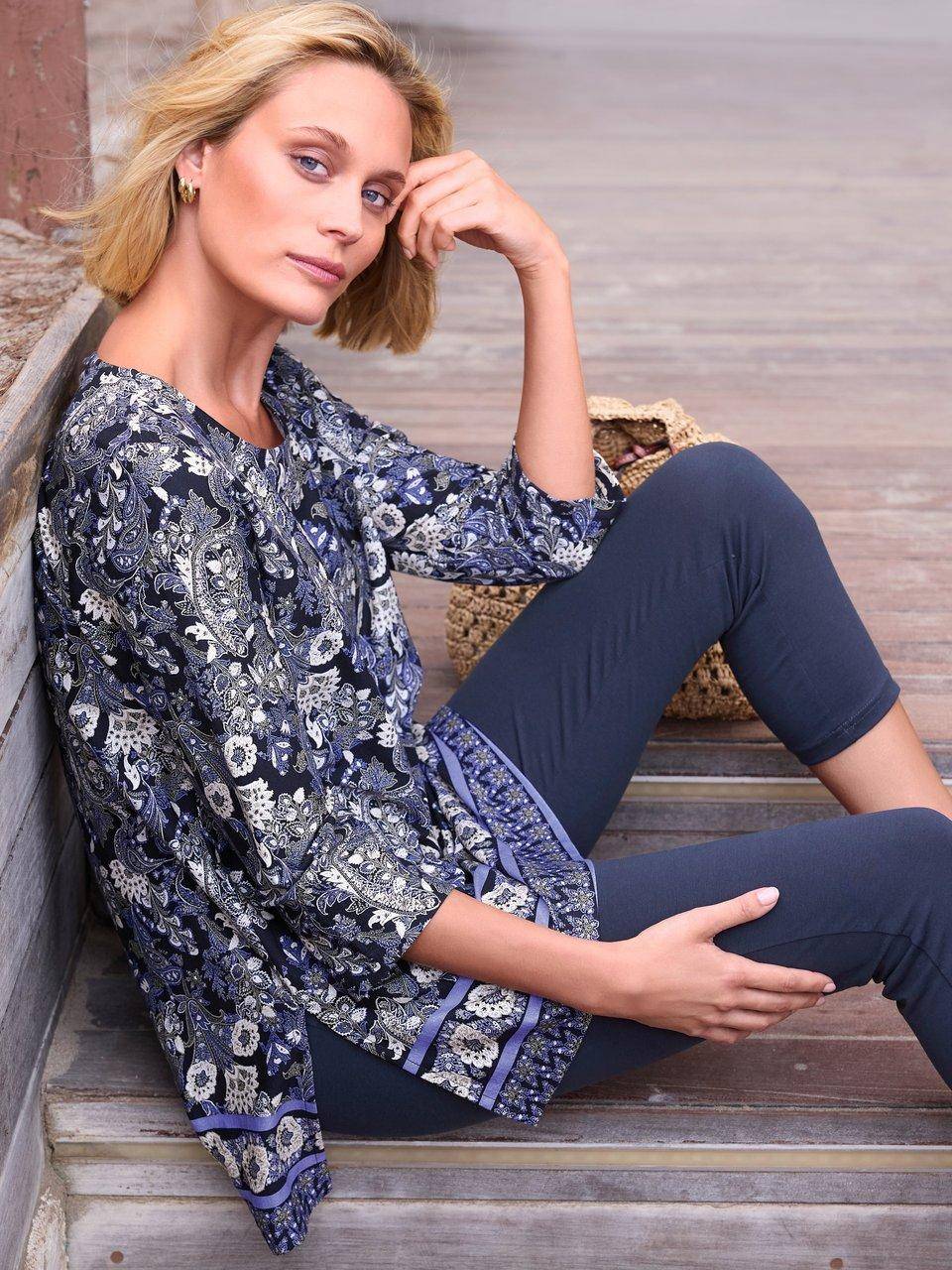 Green Cotton Long-Shirt Trine