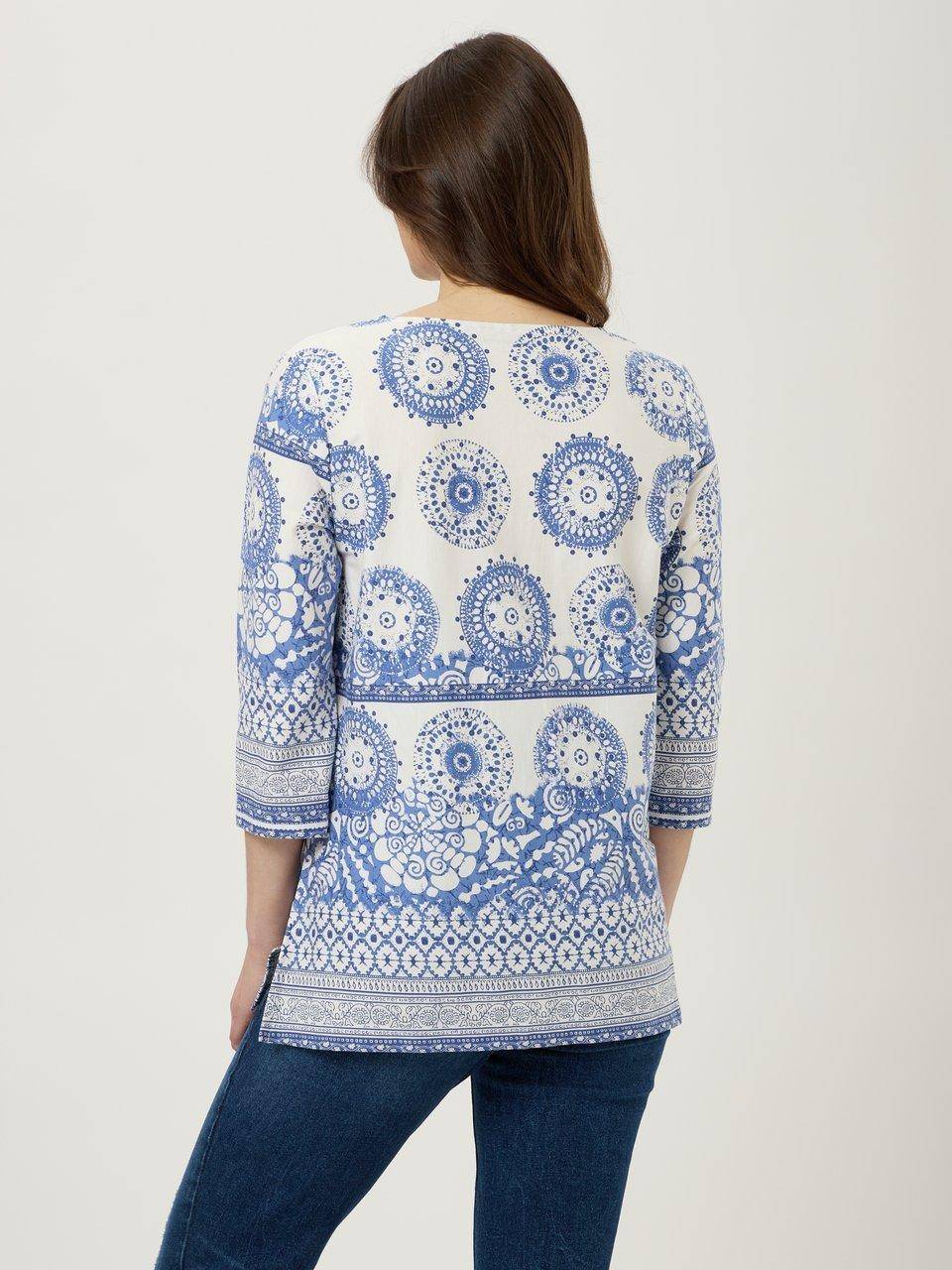 Green Cotton Long-Shirt Trine