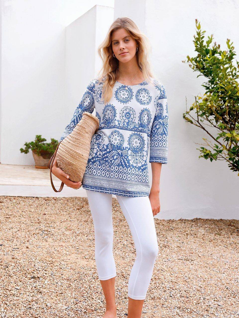 Green Cotton Long-Shirt Trine