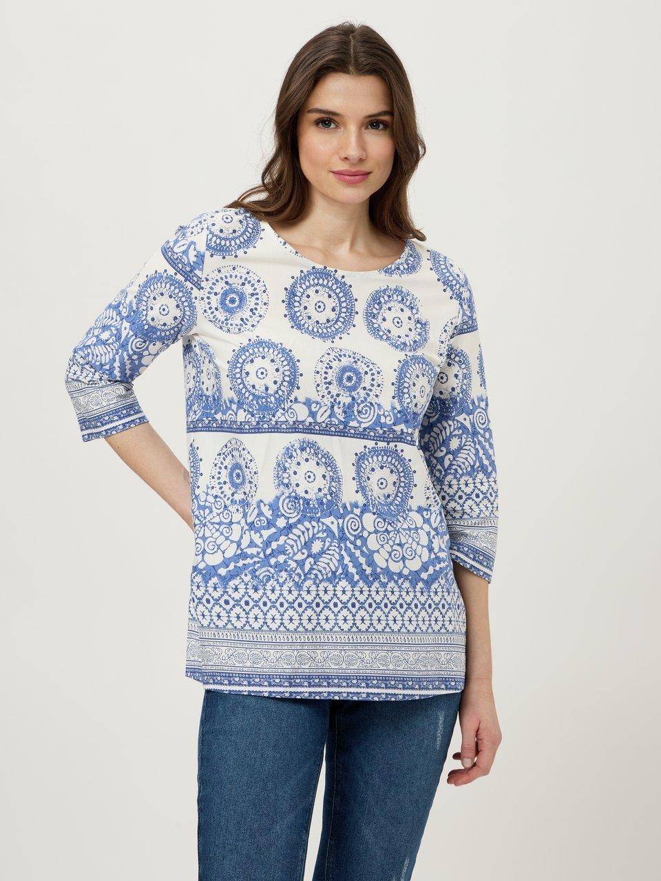 Green Cotton Long-Shirt Trine