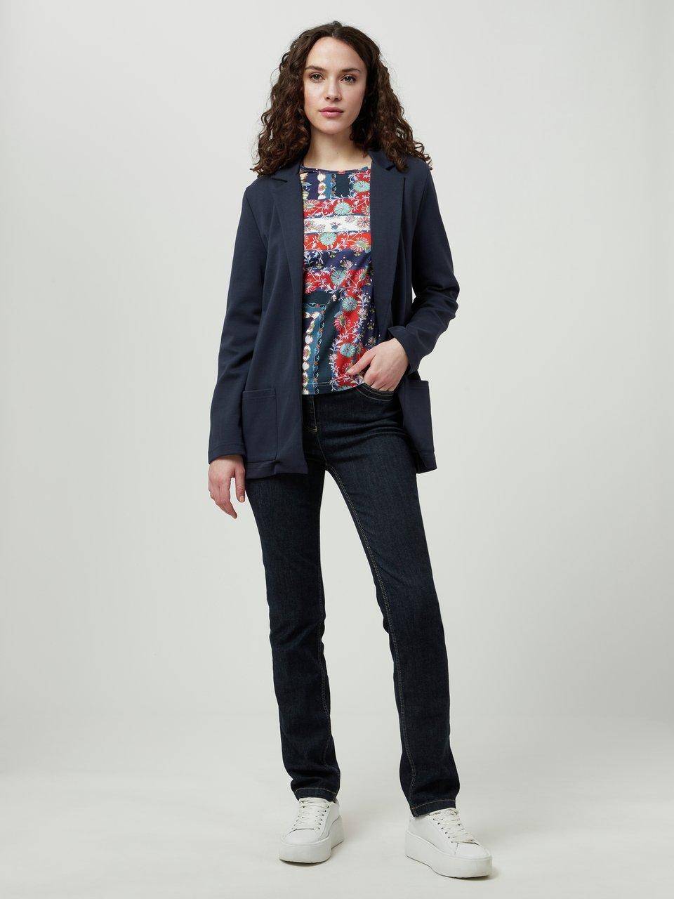 Green Cotton Rundhals-Shirt Vera