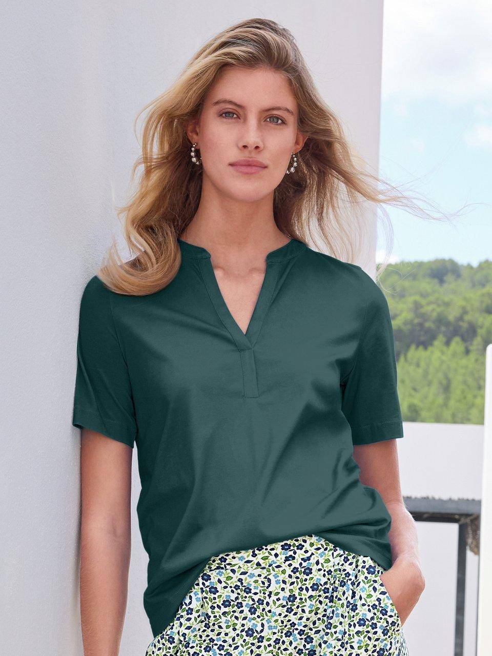 Green Cotton Shirt Sine