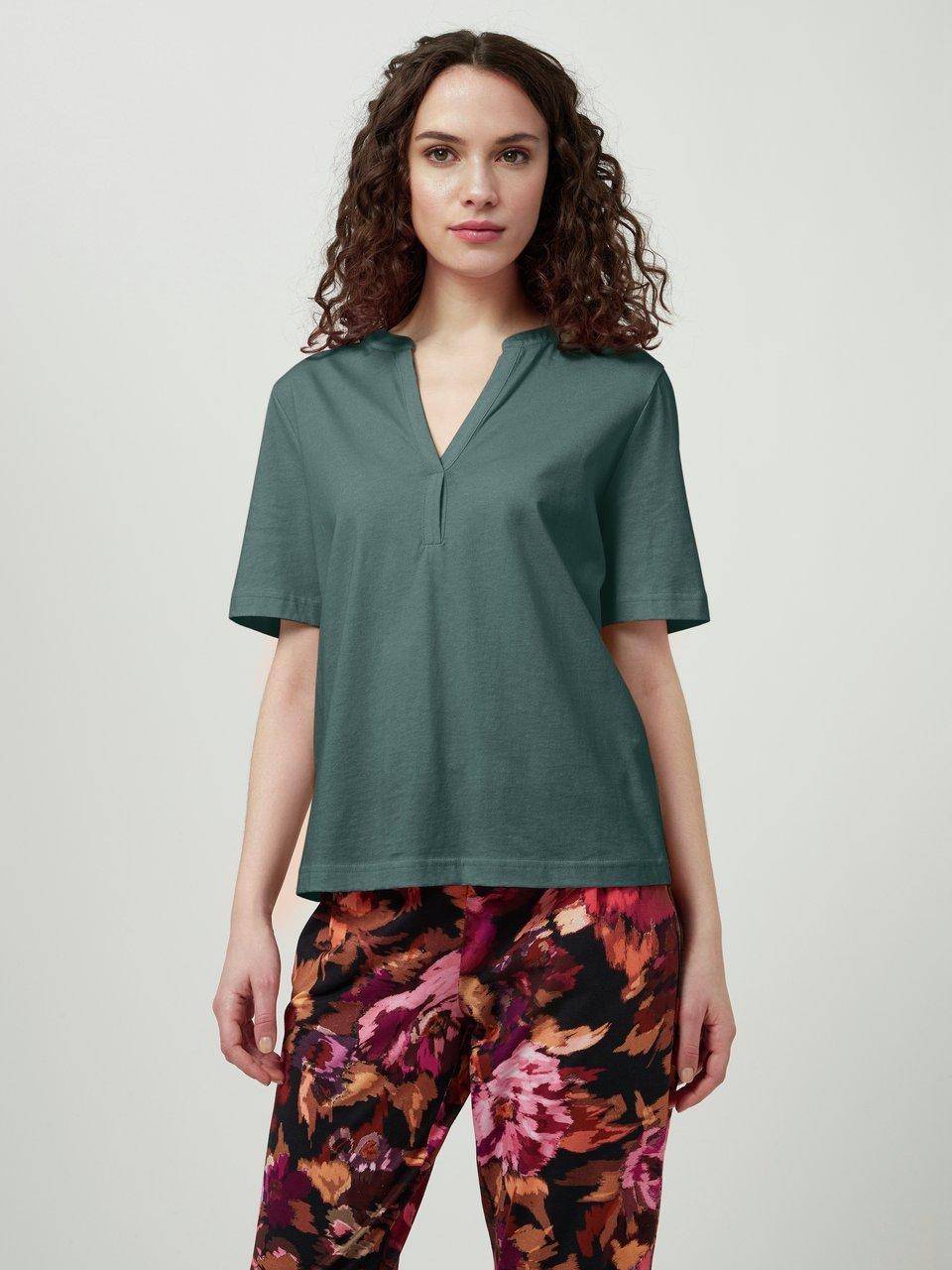 Green Cotton Shirt Sine