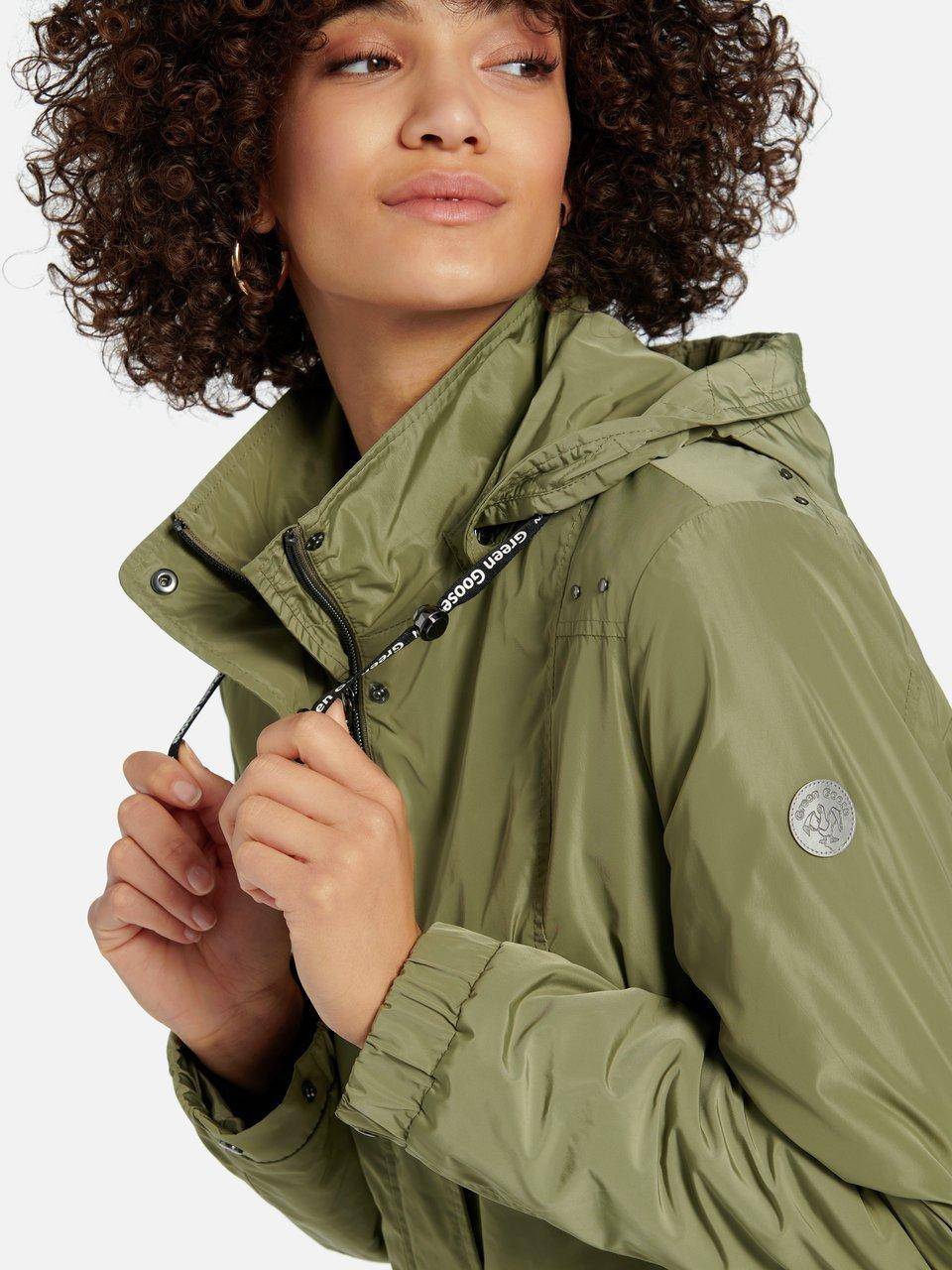 Green Goose Mantel Mit Abnehmbarer Kapuze