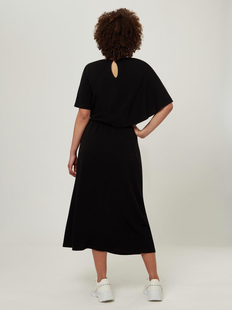 Emilia Lay Heavy-Jersey-Kleid Mit Rundhals-Ausschnitt