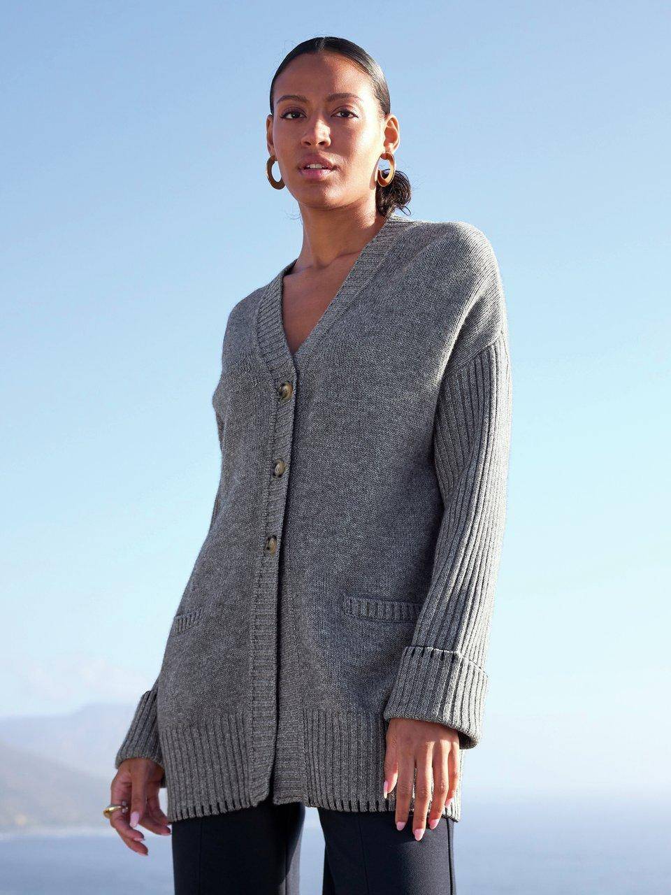 Include Long-Strickjacke