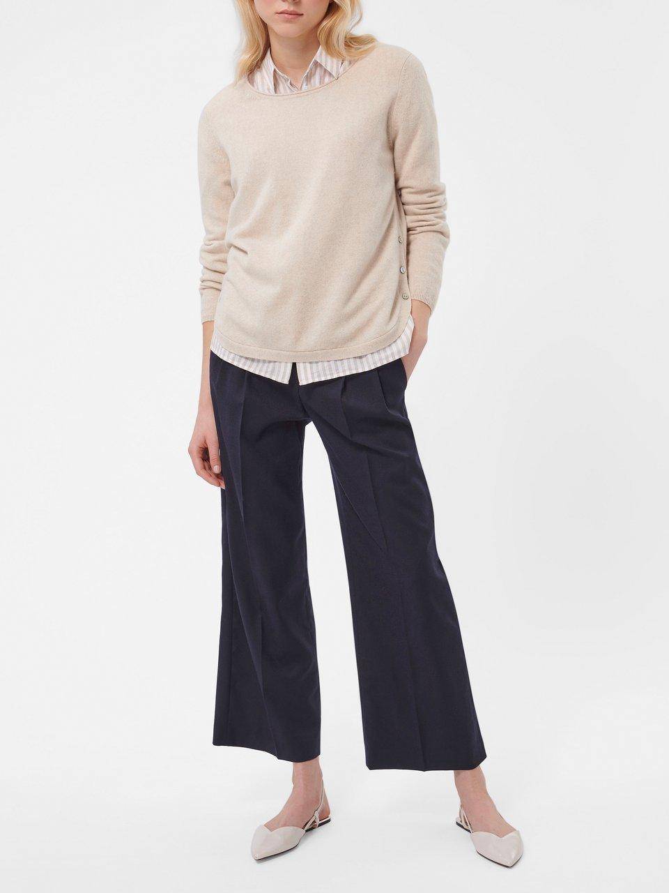 Include Rundhals-Pullover Aus 100% Premium-Kaschmir