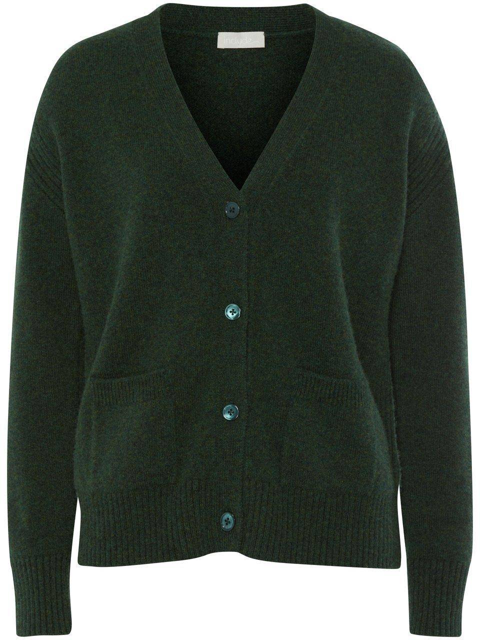 Include Strickjacke Mit V-Ausschnitt