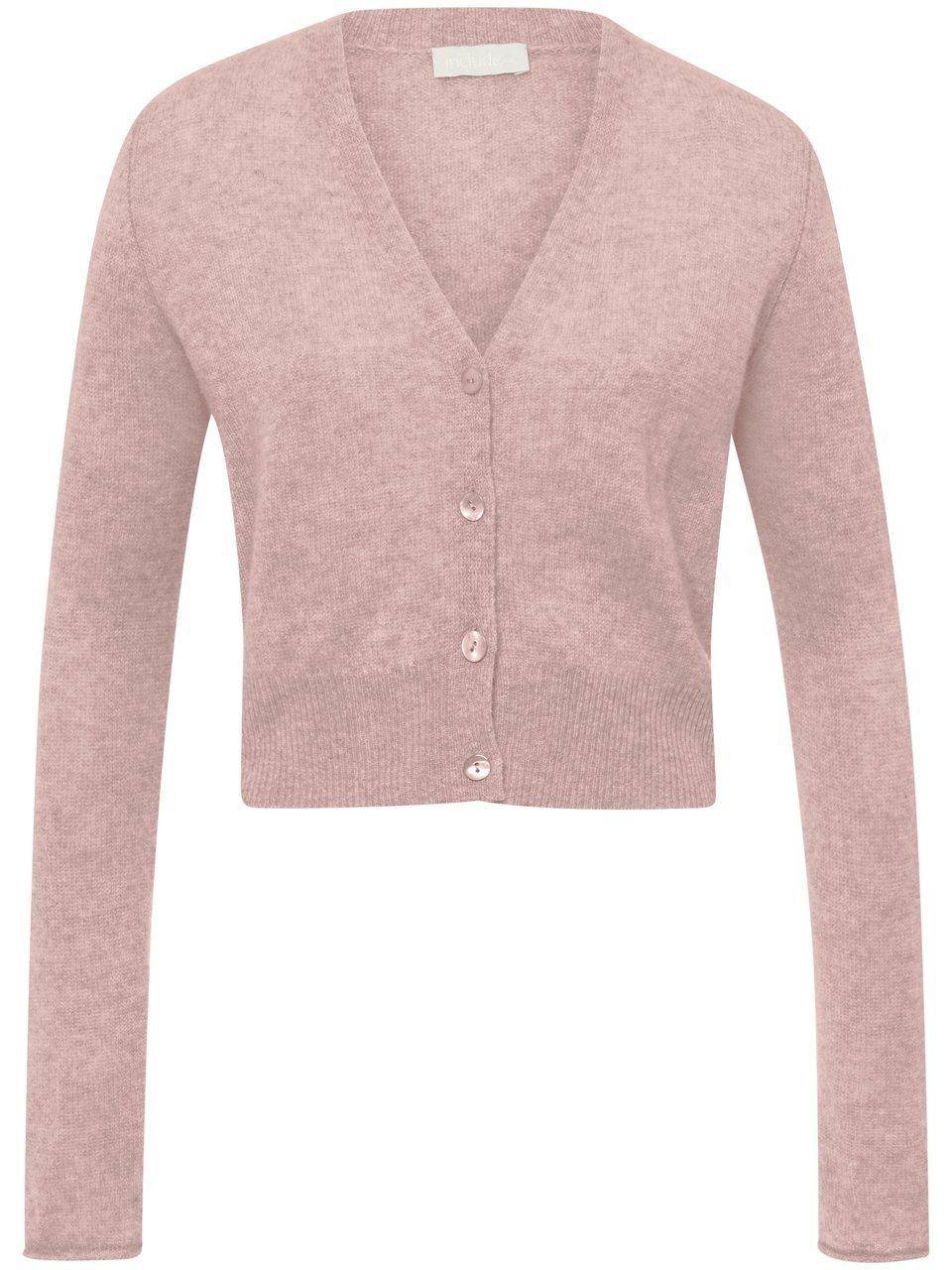 Include Strickjacke Mit V-Ausschnitt