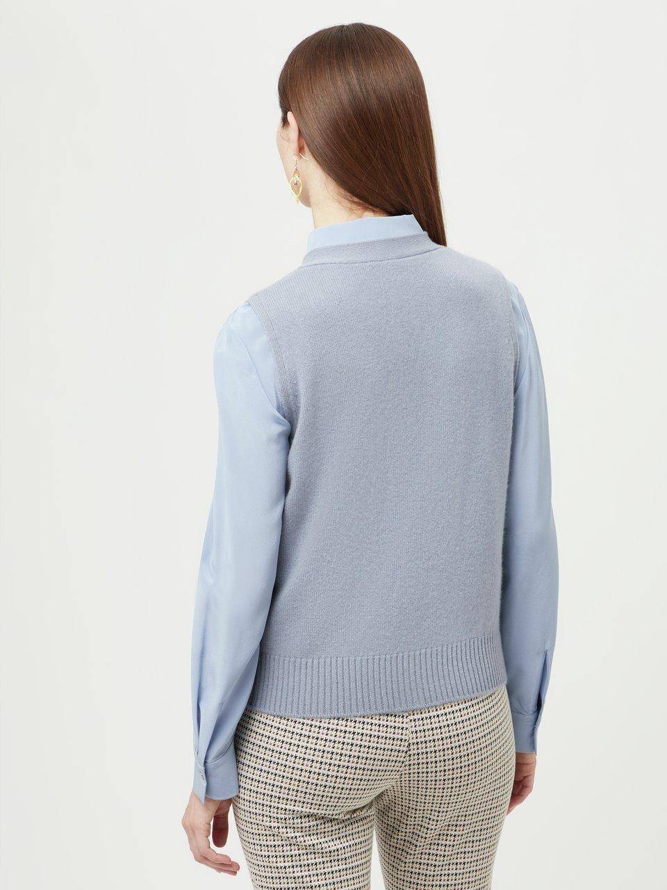 Include Strickweste Mit V-Ausschnitt