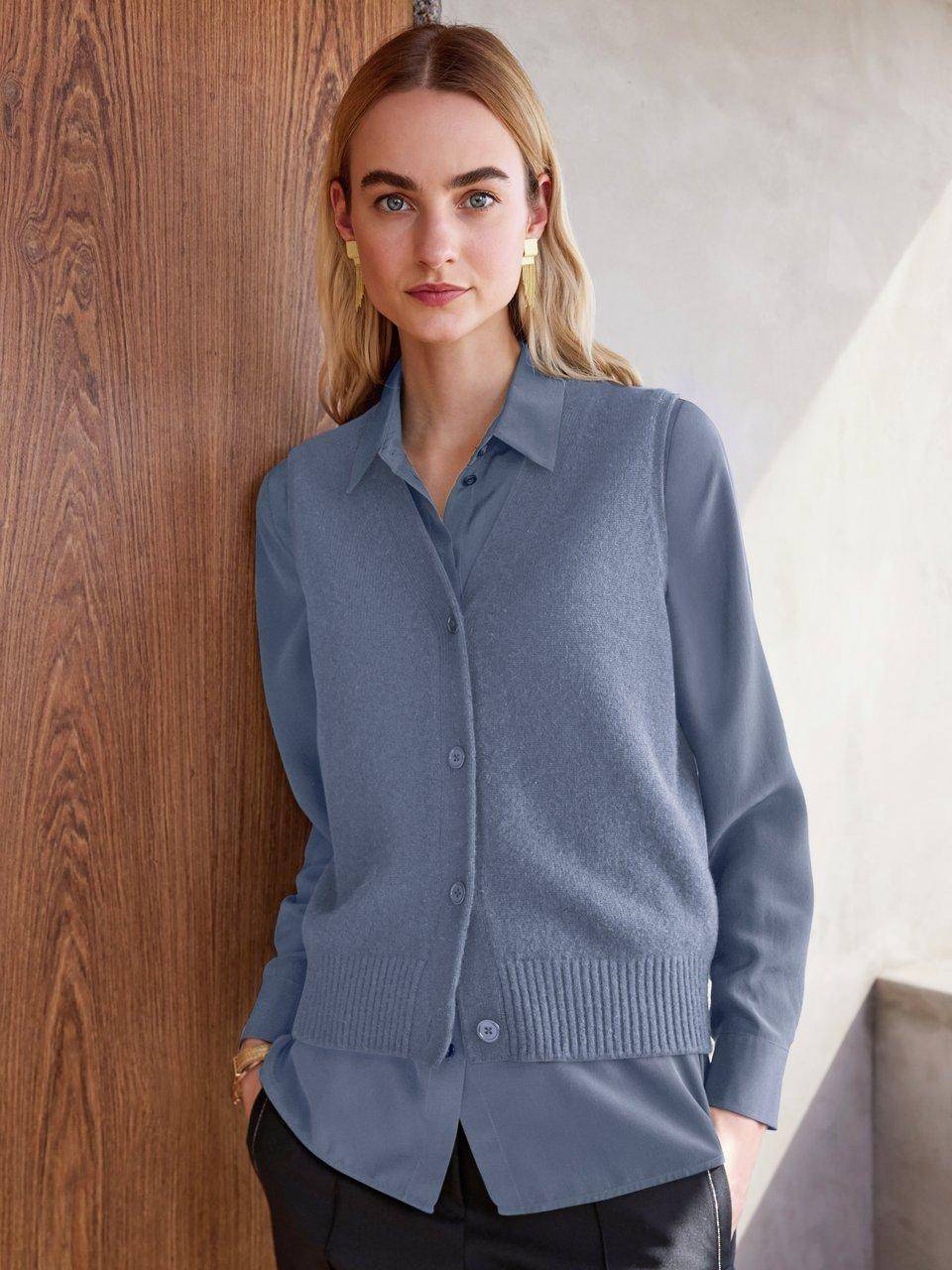 Include Strickweste Mit V-Ausschnitt