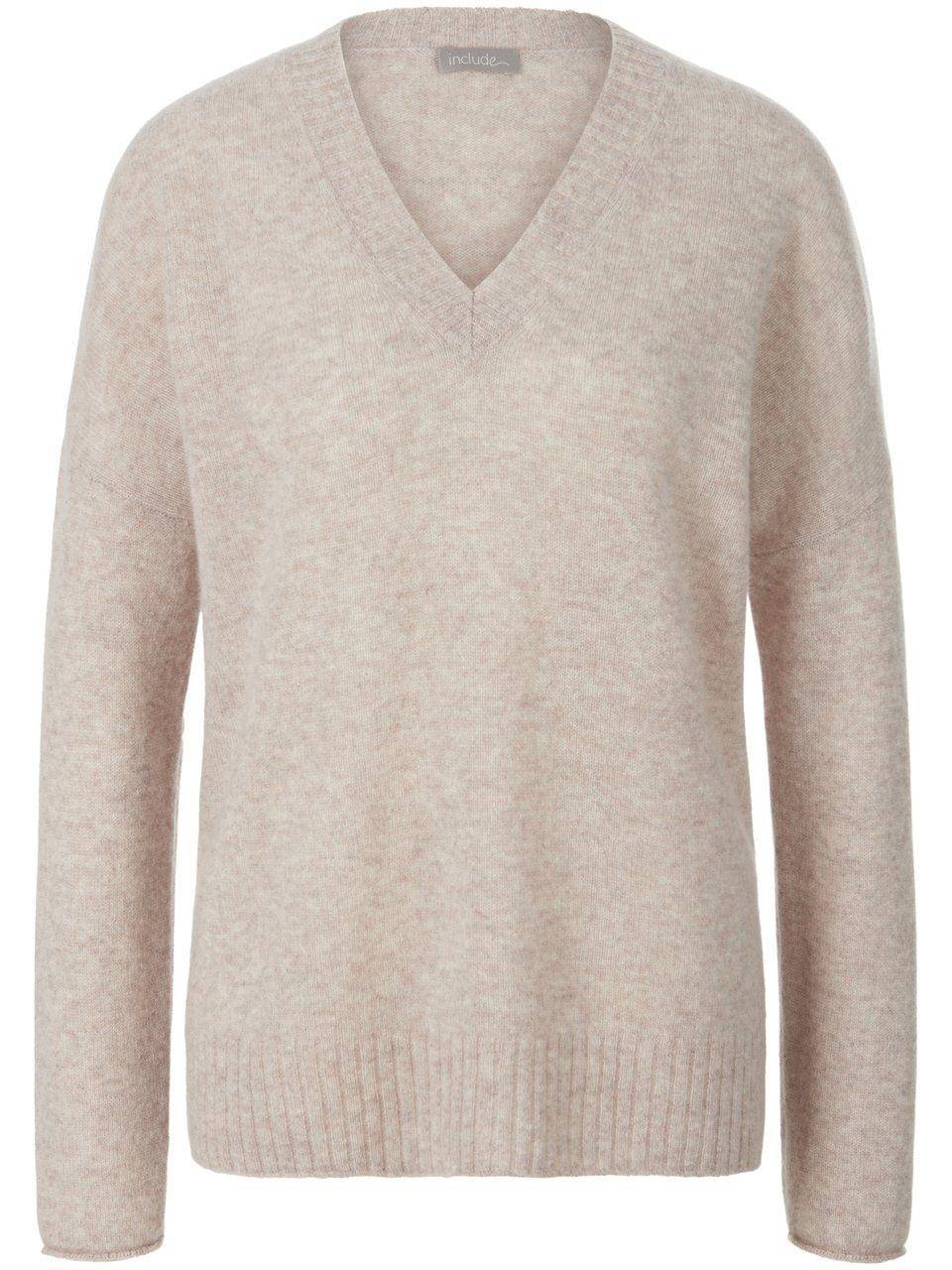 Include V-Pullover Aus 100% Kaschmir