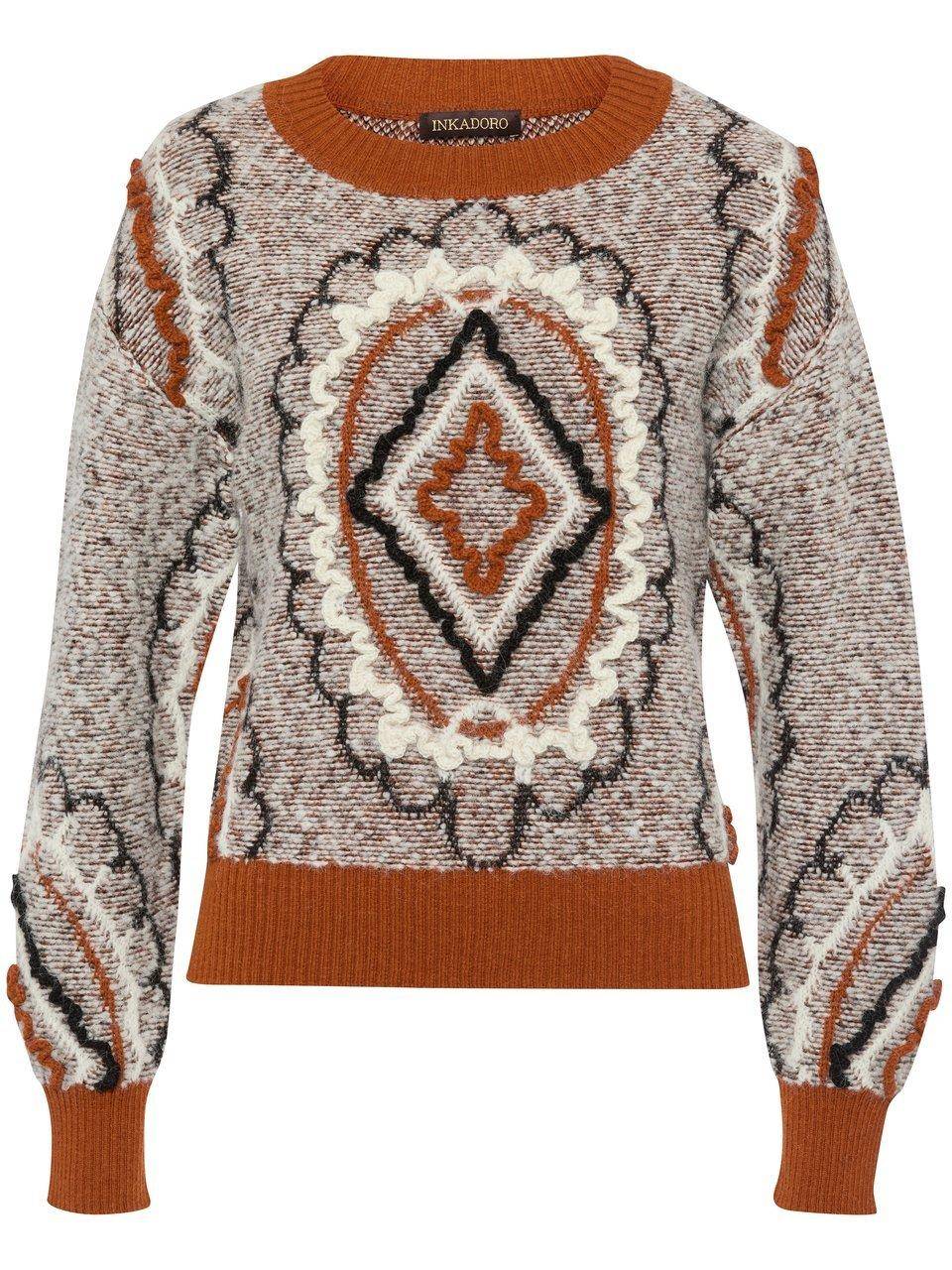 Inkadoro Rundhals-Pullover