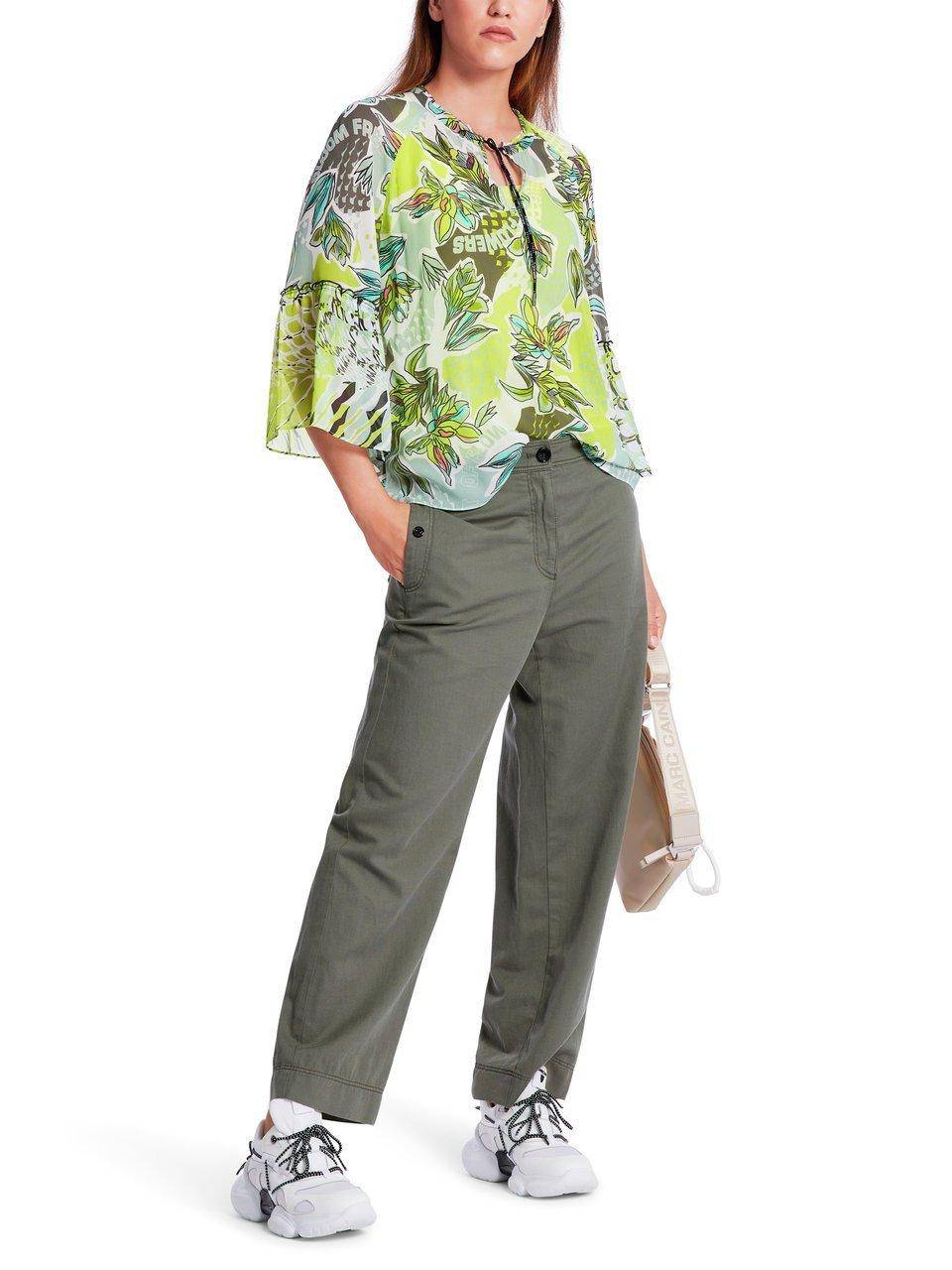 Marc Cain Bluse Mit Floralem Allover-Muster