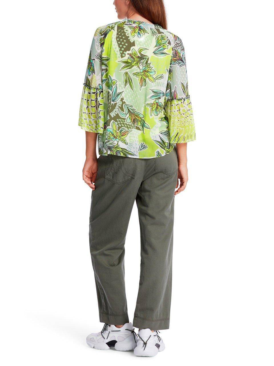 Marc Cain Bluse Mit Floralem Allover-Muster