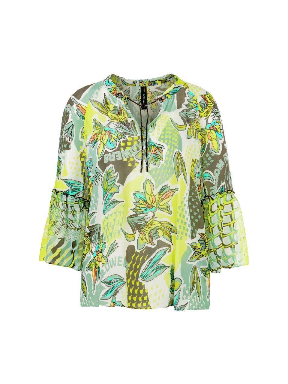 Marc Cain Bluse Mit Floralem Allover-Muster