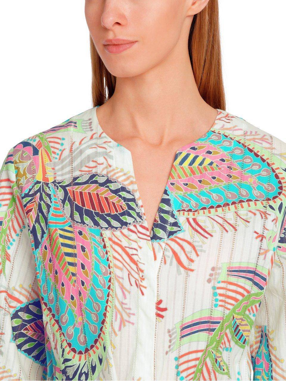 Marc Cain Kleid Mit Attraktiven Ornament-Druck