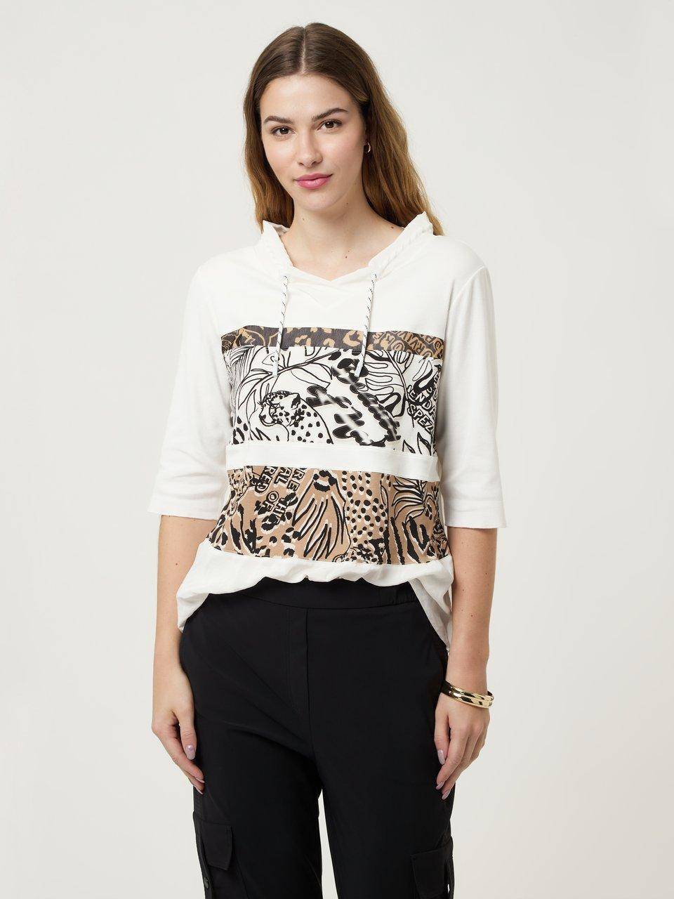 Marc Cain V-Shirt mit überschnittenem 3/4-Arm