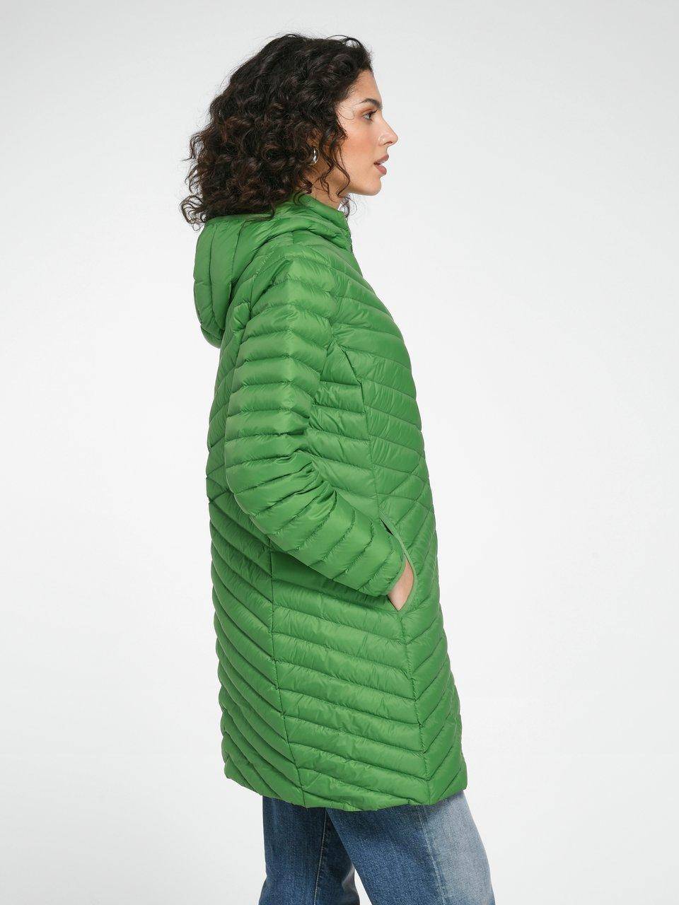 MYBC Daunen-Long-Steppjacke
