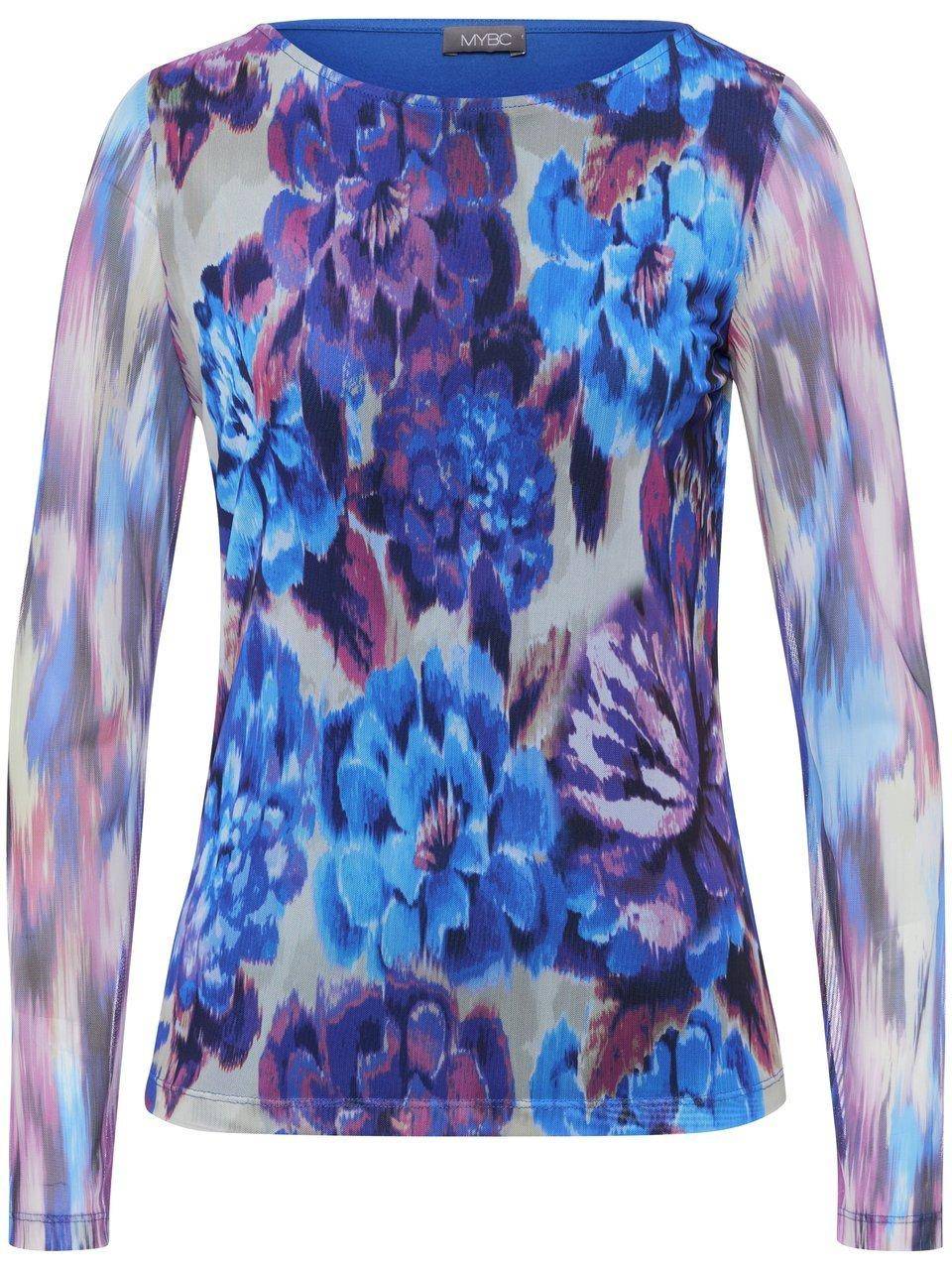 MYBC Mesh-Shirt Mit U-Boot-Ausschnitt