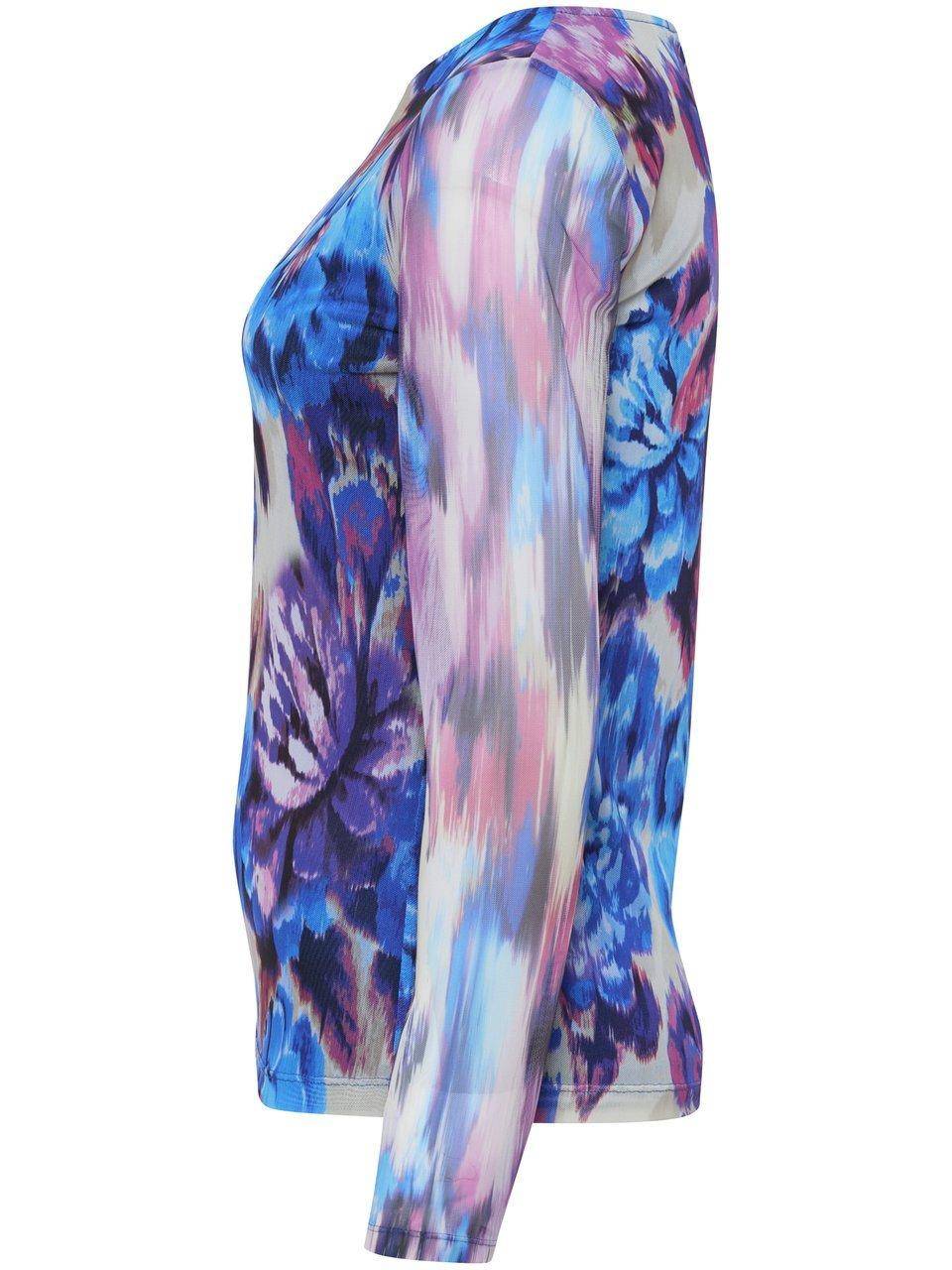 MYBC Mesh-Shirt Mit U-Boot-Ausschnitt