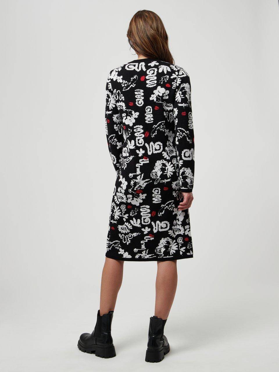 MYBC Strickkleid Mit Rundhals-Ausschnitt