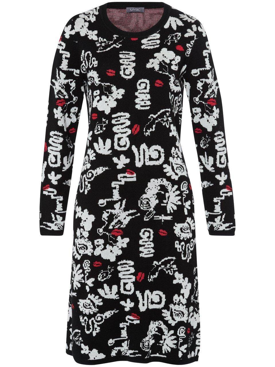 MYBC Strickkleid Mit Rundhals-Ausschnitt