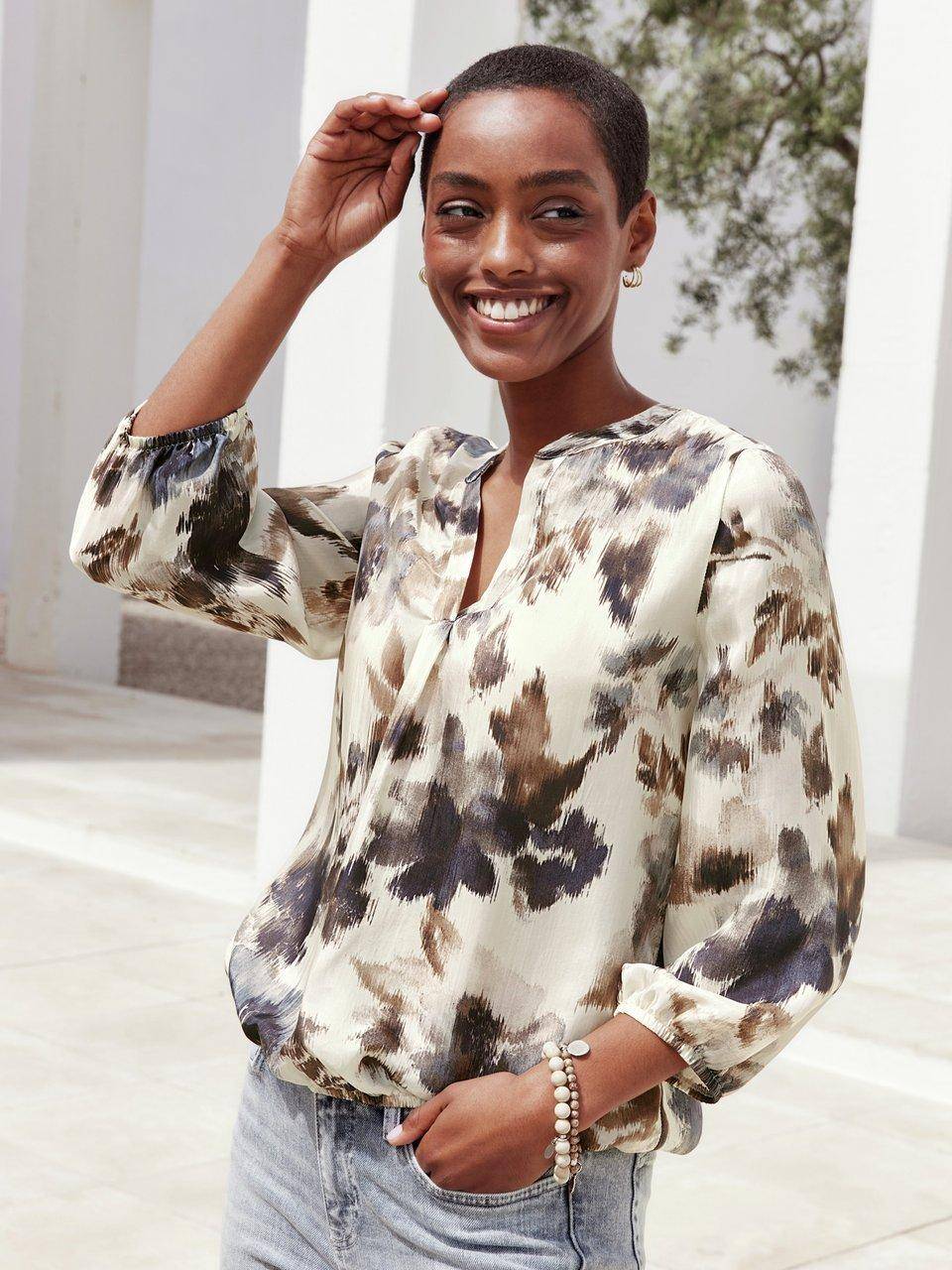 Peter Hahn Bluse mit 3/4-Arm