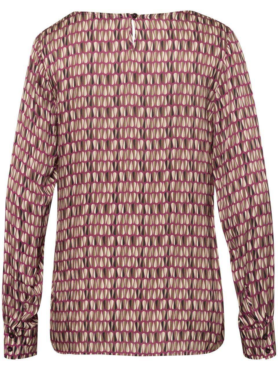 Peter Hahn Bluse Mit Rundhals-­Ausschnitt