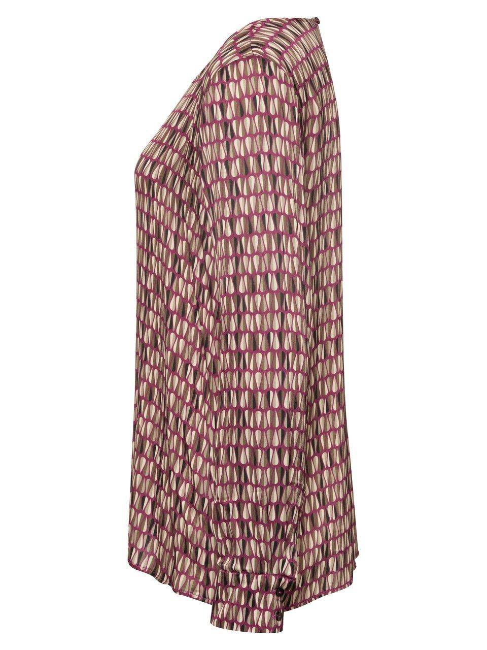 Peter Hahn Bluse Mit Rundhals-­Ausschnitt