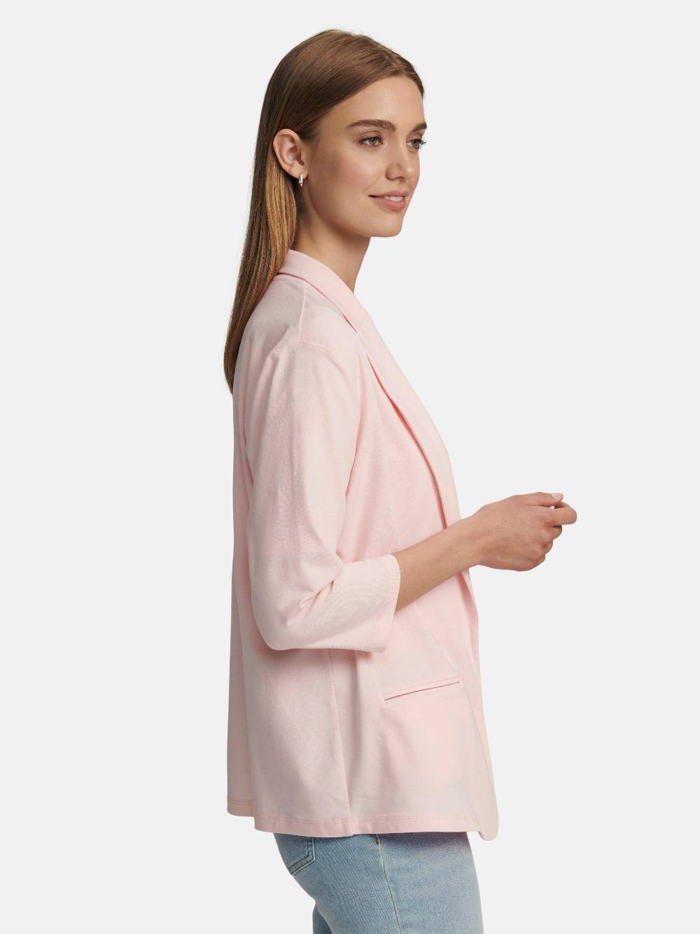 Peter Hahn Jersey-Blazer Mit 3/4-Arm