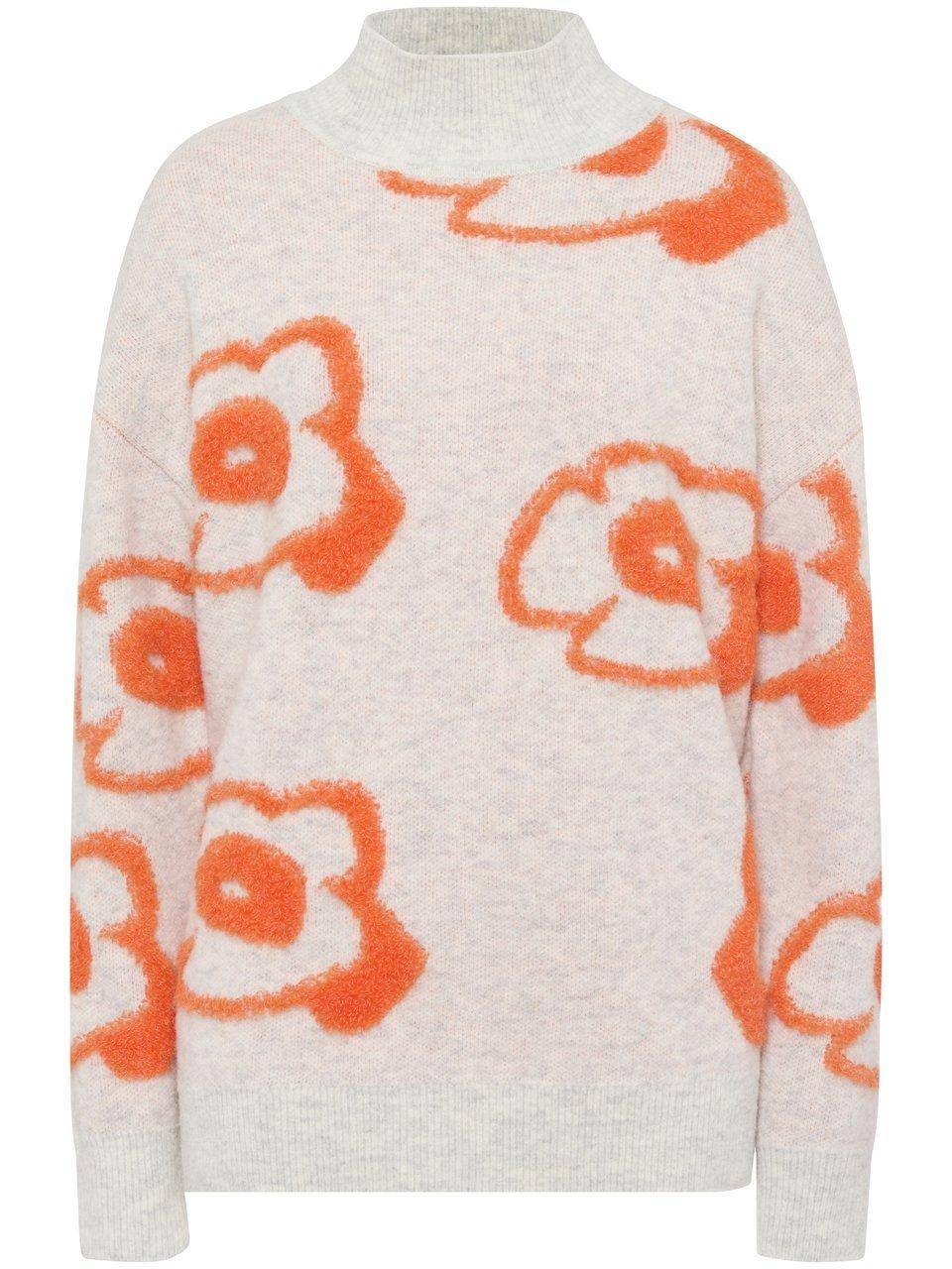 Peter Hahn Pullover Mit Geripptem Stehkragen