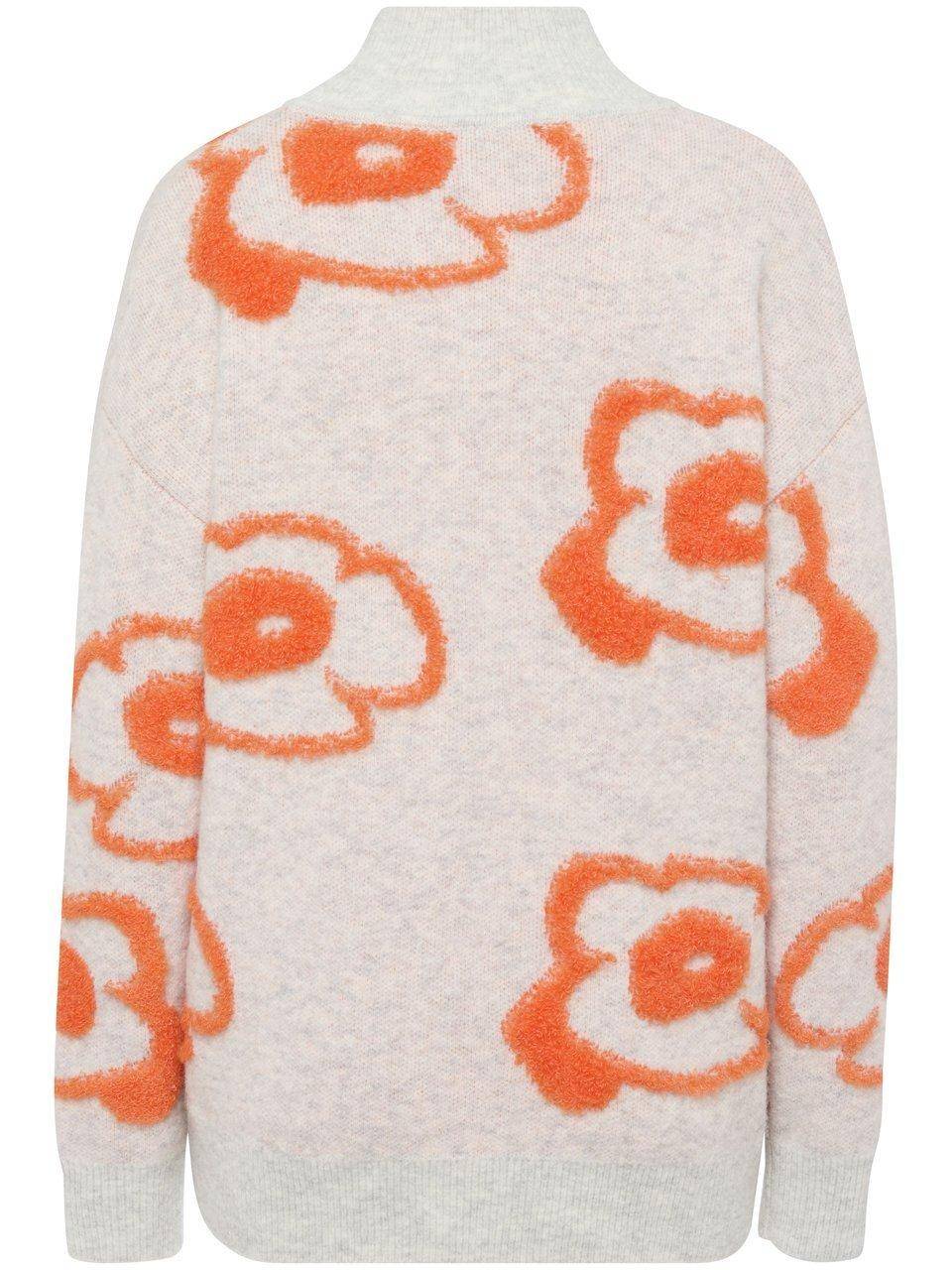 Peter Hahn Pullover Mit Geripptem Stehkragen