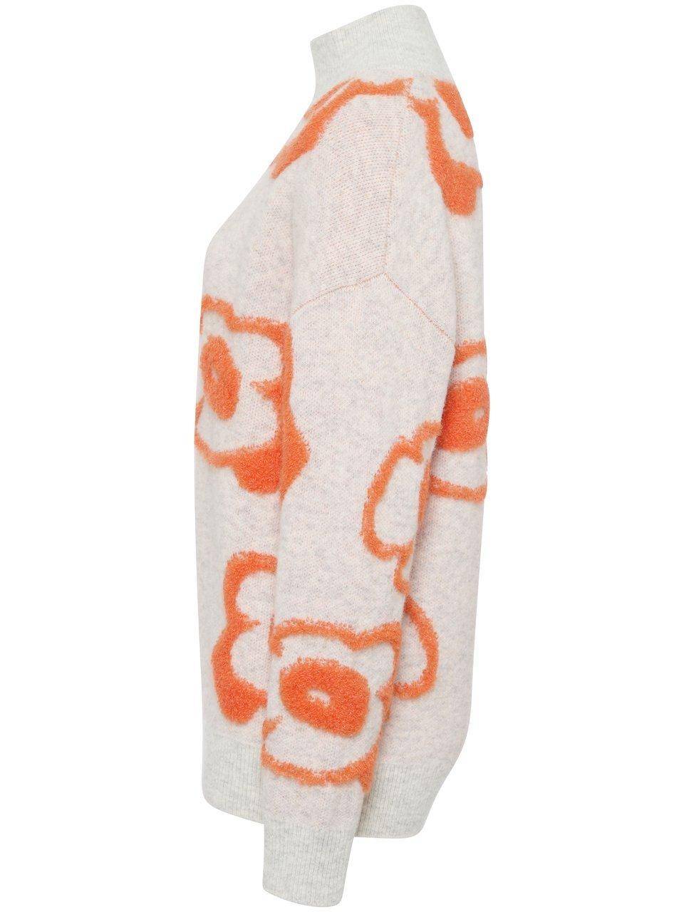 Peter Hahn Pullover Mit Geripptem Stehkragen