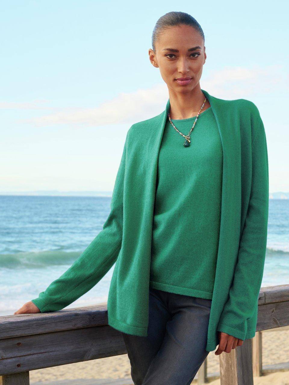 Peter Hahn Seide/Kaschmir Strickjacke Modell Caro