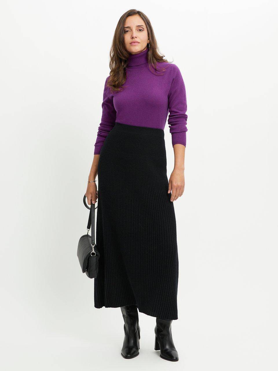 Include Rollkragen-Pullover Aus Schurwolle Und Kaschmir