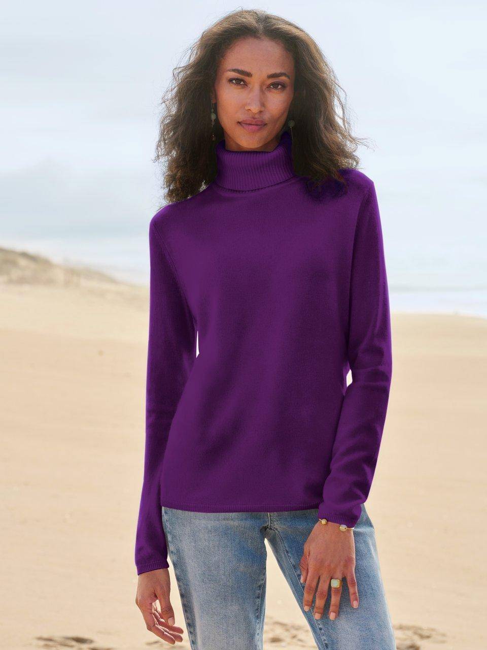 Include Rollkragen-Pullover Aus Schurwolle Und Kaschmir