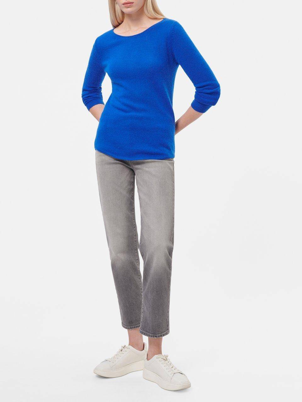 FLUFFY EARS Rundhals-Pullover Aus 100% Premium-Kaschmir