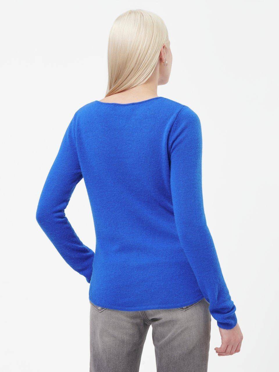 FLUFFY EARS Rundhals-Pullover Aus 100% Premium-Kaschmir