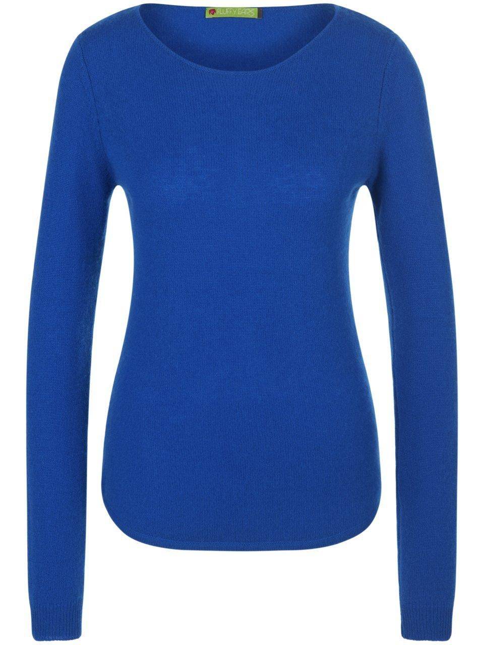 FLUFFY EARS Rundhals-Pullover Aus 100% Premium-Kaschmir