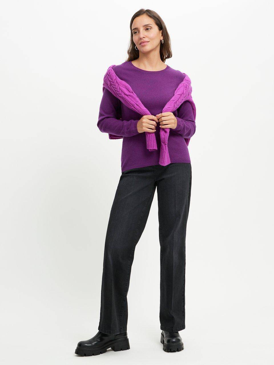 Include Rundhals-Pullover Aus Schurwolle Und Kaschmir