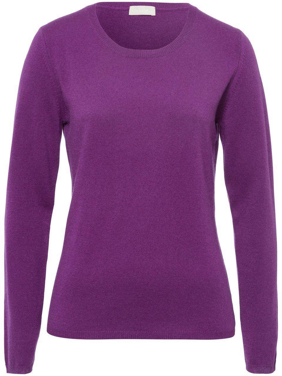 Include Rundhals-Pullover Aus Schurwolle Und Kaschmir