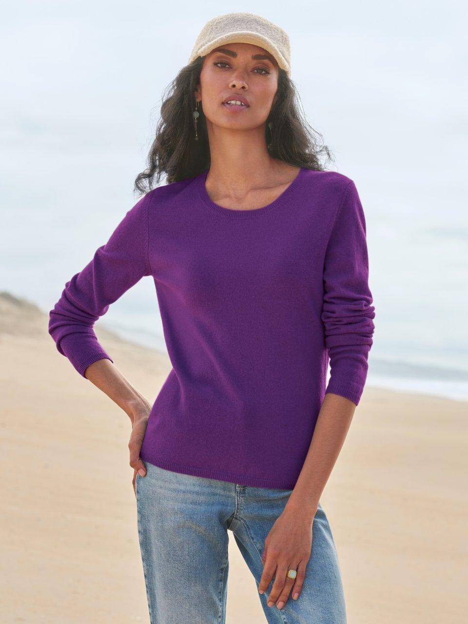 Include Rundhals-Pullover Aus Schurwolle Und Kaschmir