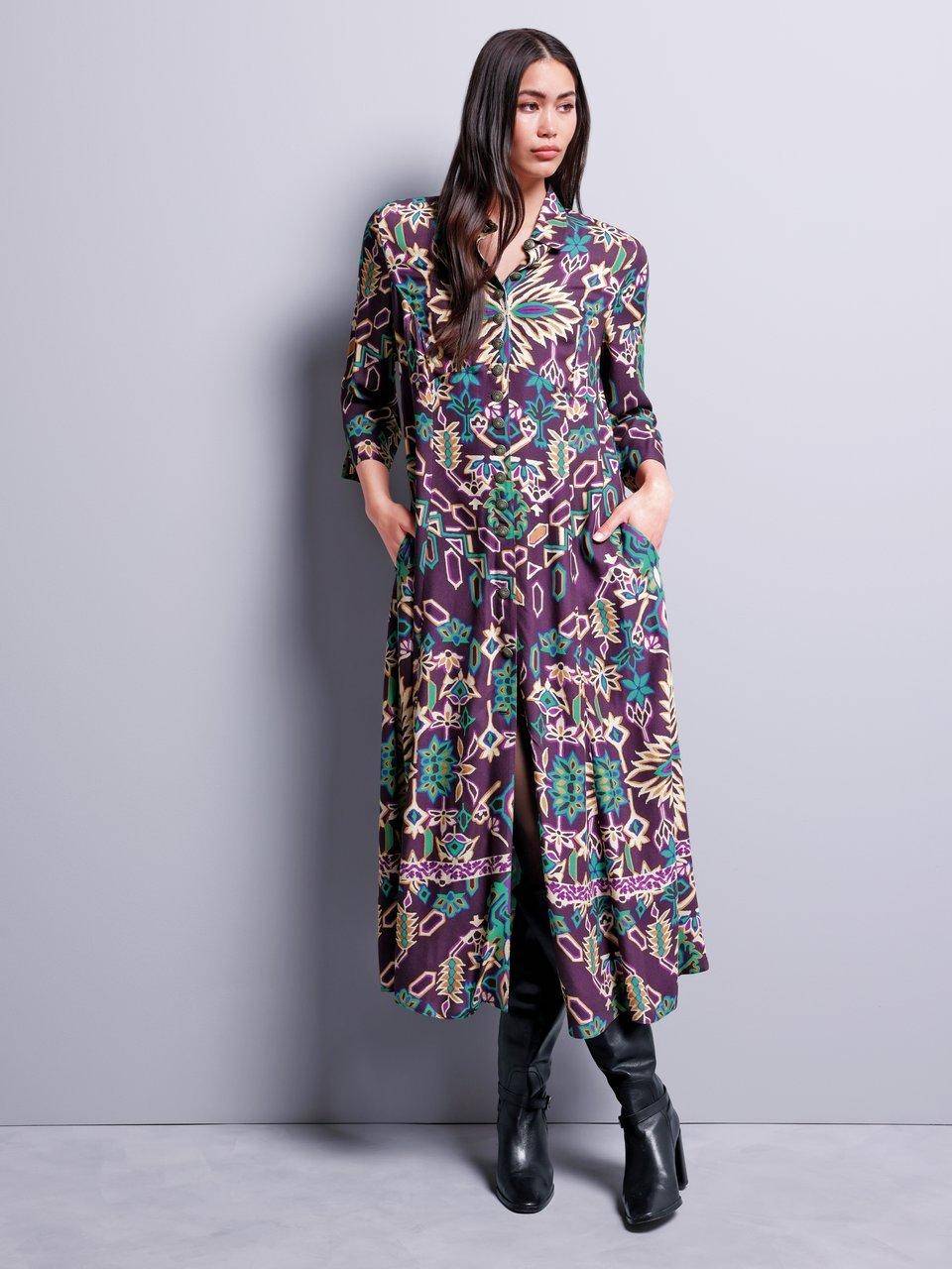 Steinbock Kleid Mit 3/4-Arm