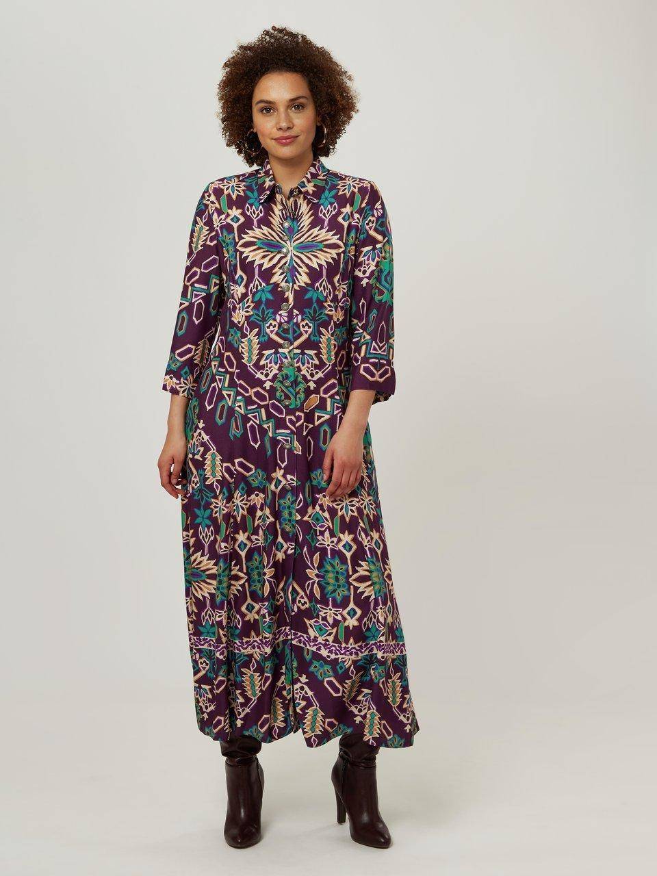 Steinbock Kleid Mit 3/4-Arm