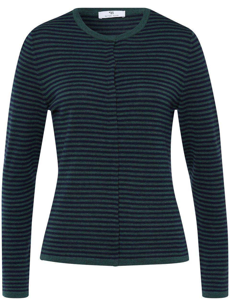 Peter Hahn Strickjacke Aus 100% Schurwolle Biella Yarn