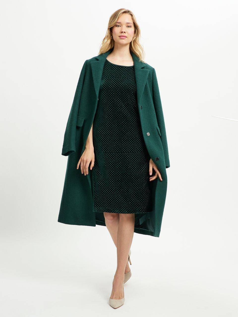 TALBOT RUNHOF X PETER HAHN Samt-Jerseykleid