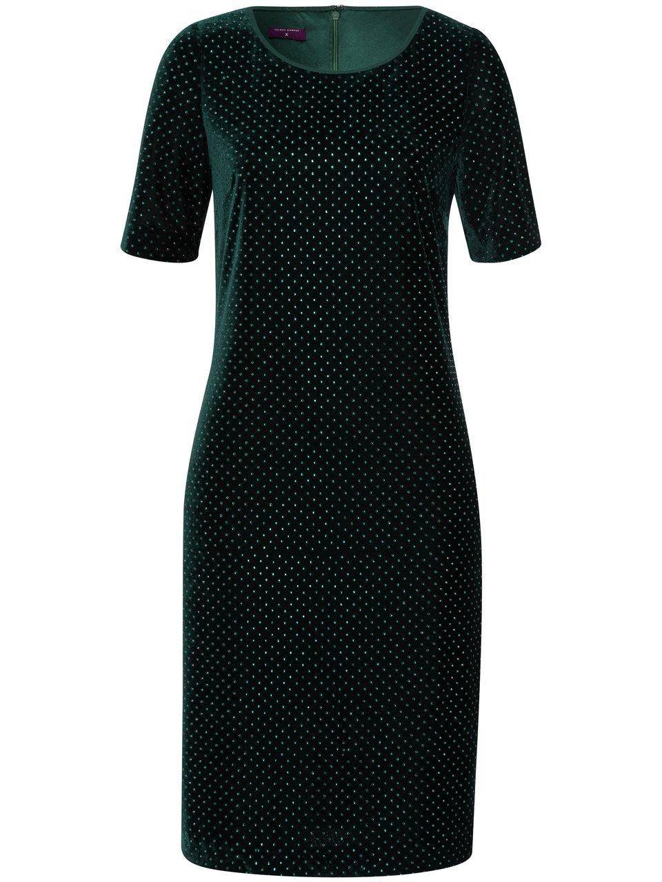 TALBOT RUNHOF X PETER HAHN Samt-Jerseykleid