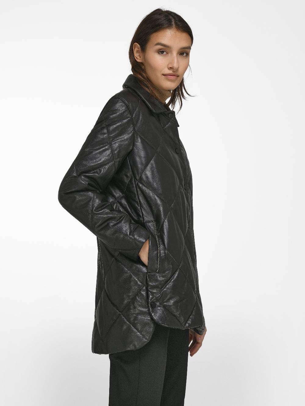 TALBOT RUNHOF X PETER HAHN Stepp-Lederjacke